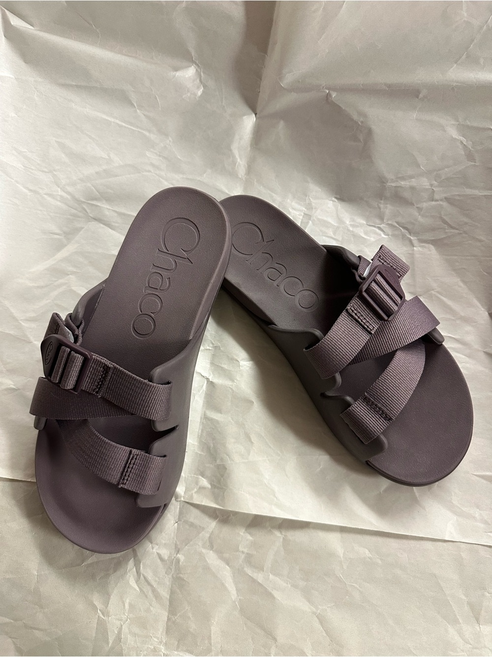 EUC Chaco Women's Chillos Slide Sandal in Sparrow (Mauve/Plum) Size 10M